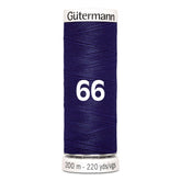 Gutermann garen | 200m | 66 paars blauw naaigaren GM - 200 - 66 - PAARS - BLAUW 4008015026905